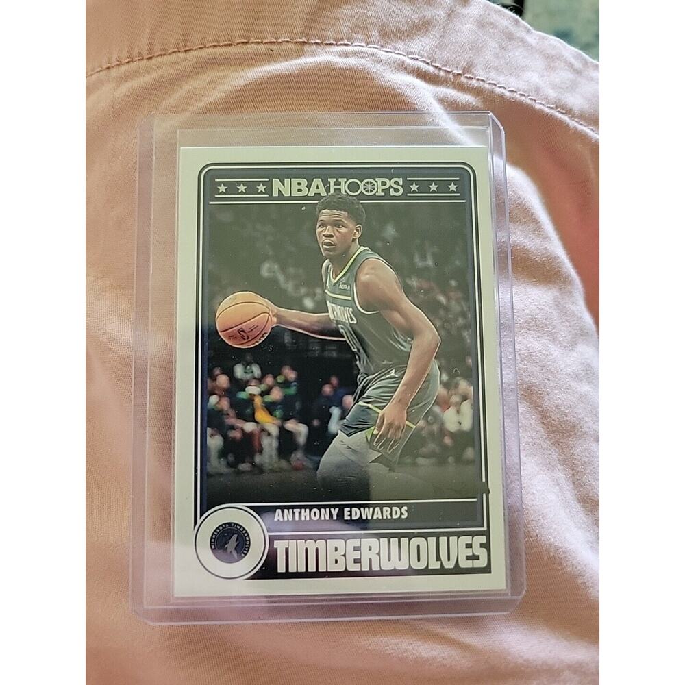 Anthony Edwards 2023-24 Panini Hoops #286 - Minnesota Timberwolves - NBA